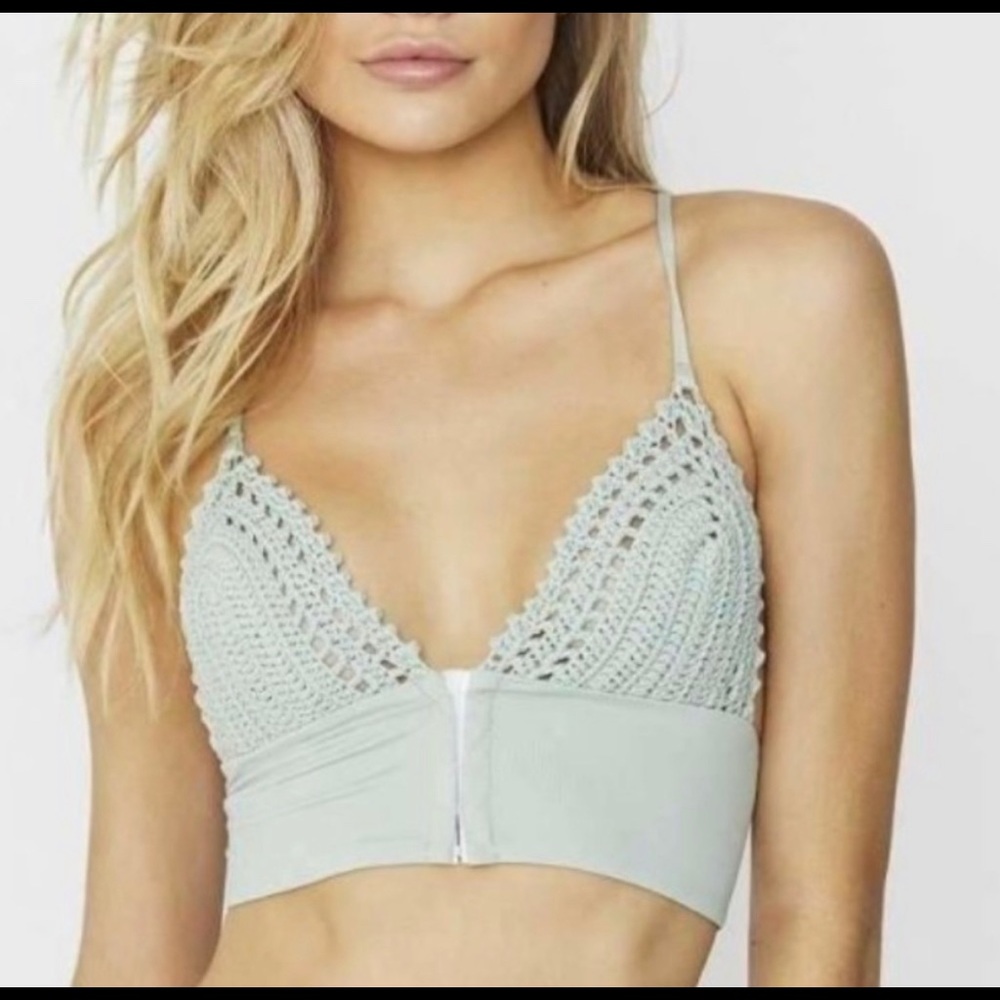 Frankie’s Bikinis Ayla Crochet Bikini Top